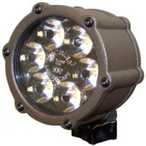 LED Strahler: 12 Volt Effekt LED Strahler 8,5 W, 60 Grad Linse, braun.